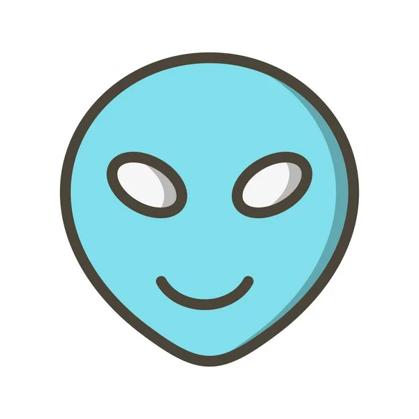 Illustration Alien-Emoji-Symbol — Stockfoto