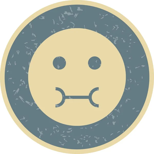 Ilustração Doente Ícone Emoji — Fotografia de Stock