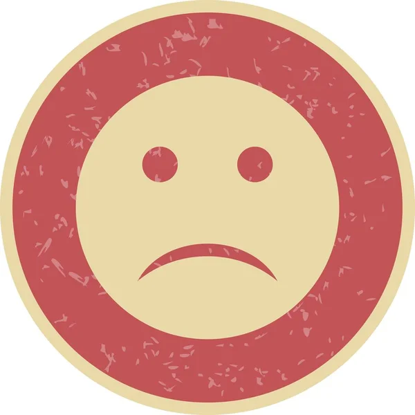 Illustration Sad Emoji  Icon — Stock Photo, Image