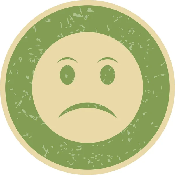 Illustration wütendes Emoji-Symbol — Stockfoto