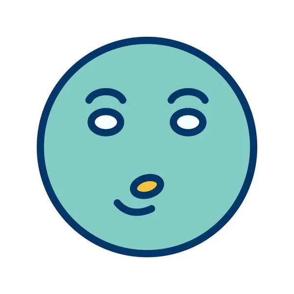Εικόνα σφύριγμα εικονίδιο emoji — Φωτογραφία Αρχείου