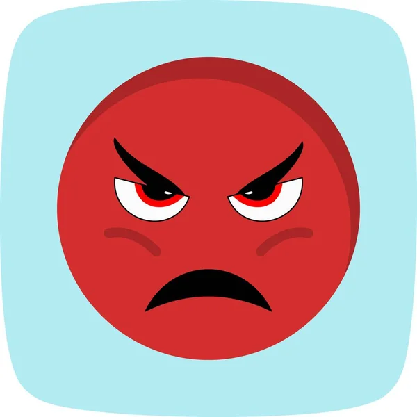 Illustration Angry Emoji  Icon