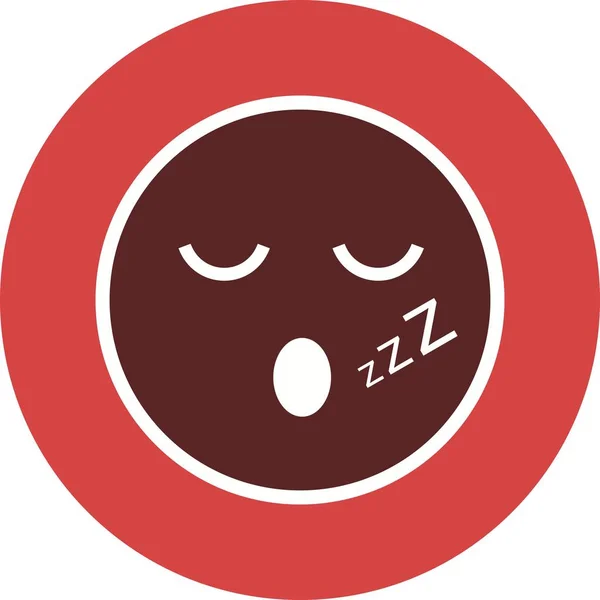 Illustratie slaap Emoji icoon — Stockfoto