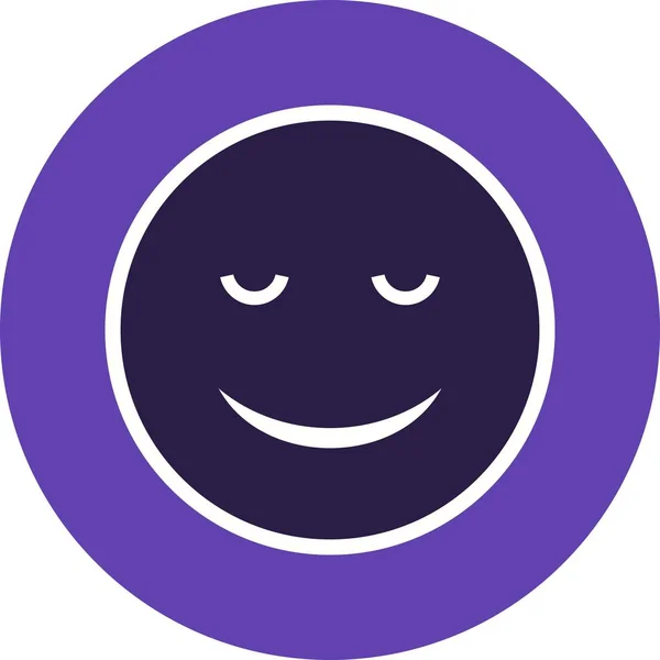 Illustration Calm Emoji Icon — Stock Photo, Image