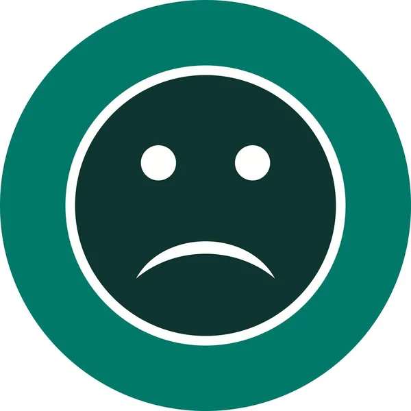 Illusztráció szomorú Emoji ikon — Stock Fotó