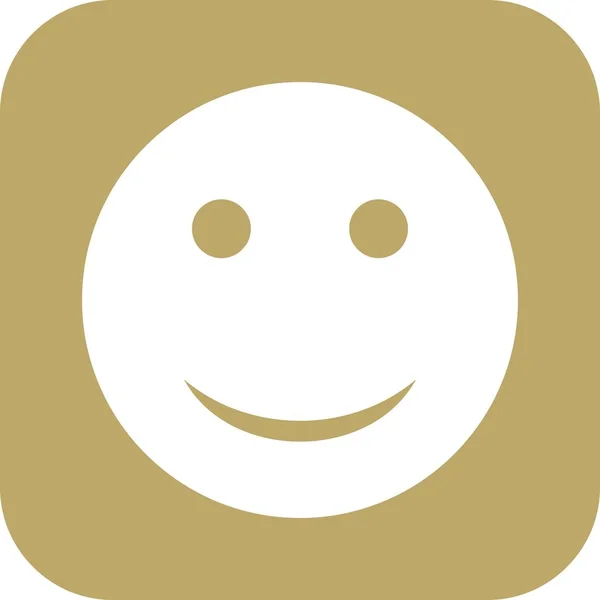 Illustration Happy Emoji Icon — Stock Photo, Image