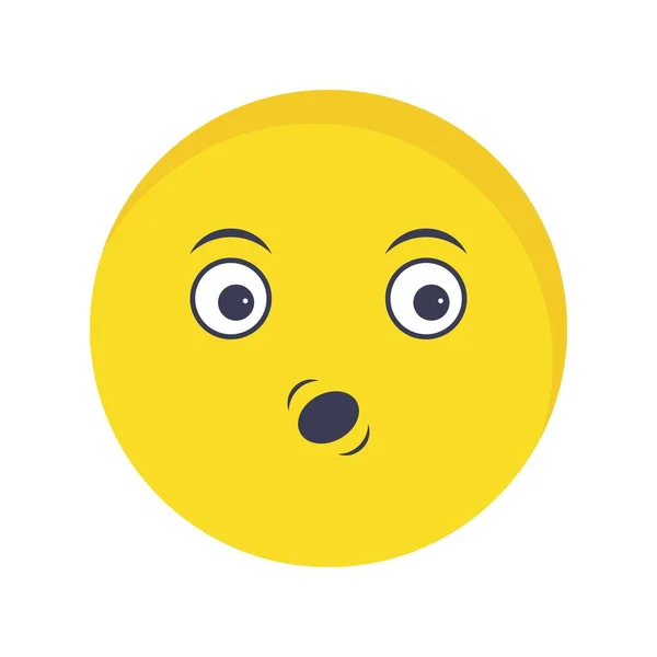 Ikon för illustration whistle emoji — Stockfoto