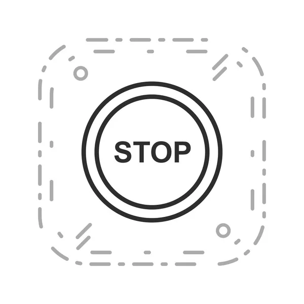 Ilustración Stop Icon — Foto de Stock