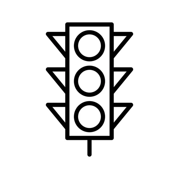 Ilustracja sygnały świetlne ikona — Zdjęcie stockowe