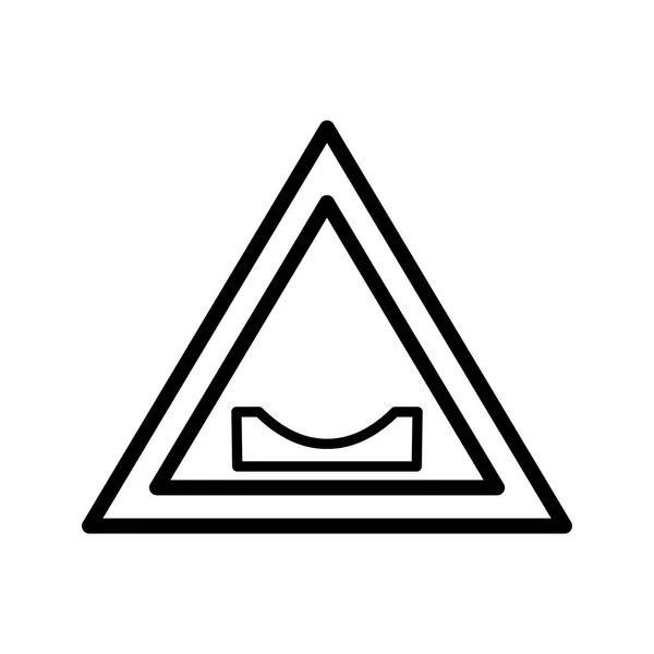 Ilustracja droga spadki ikona — Zdjęcie stockowe