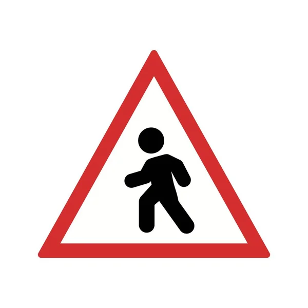 Illustration  Pedestrian crossing Icon — Stock Photo, Image