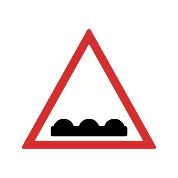 Ilustración Icono de carretera desigual — Foto de Stock