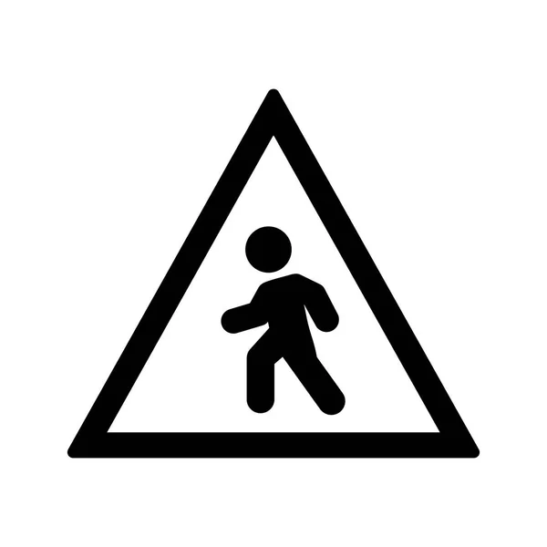 Illustration  Pedestrian crossing Icon — Stock Photo, Image