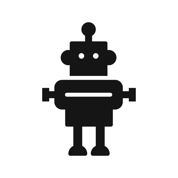 Ikon för illustration robot — Stockfoto