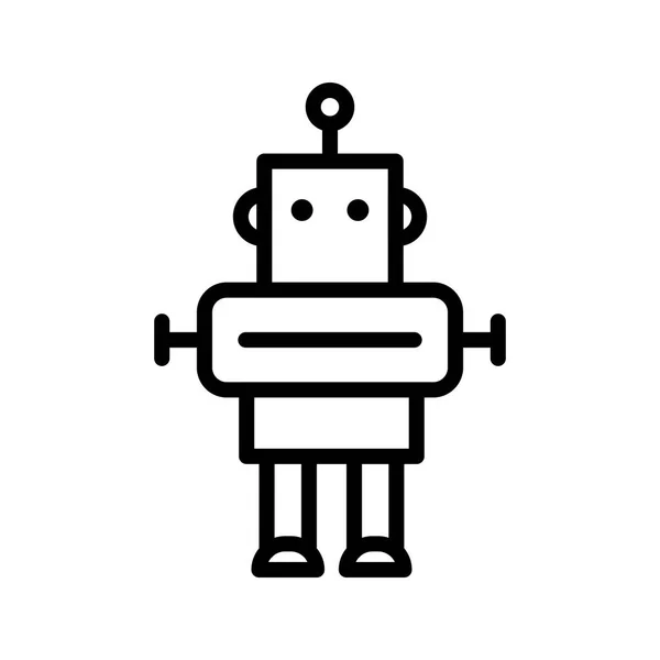 Ilustracja Robot ikona — Zdjęcie stockowe
