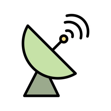 İllüstrasyon Uydu Çanak Simgesi