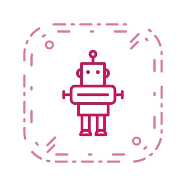 İllüstrasyon Robot Simgesi