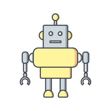 İllüstrasyon Robot Simgesi