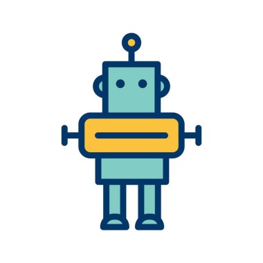 İllüstrasyon Robot Simgesi