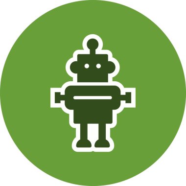 İllüstrasyon Robot Simgesi