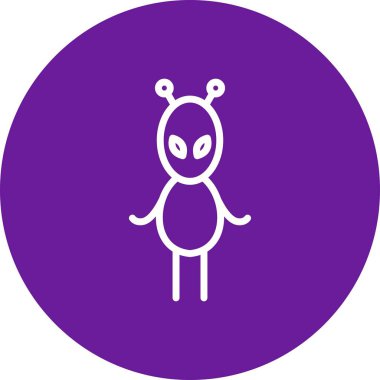 İllüstrasyon Alien Simgesi