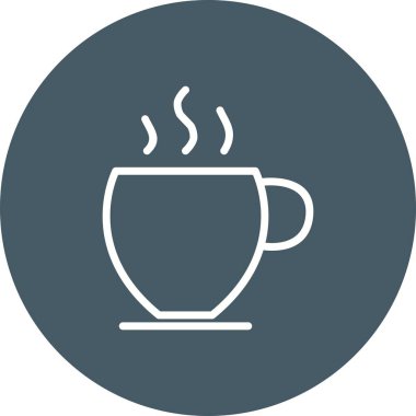 vektör çay simgesi