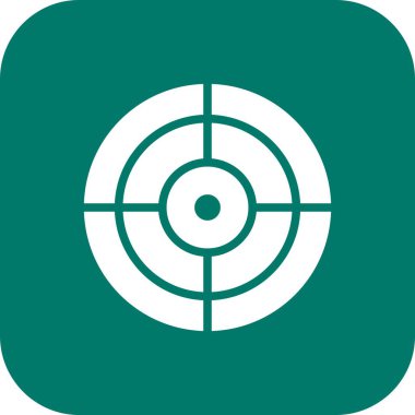 vektör hedef simgesini