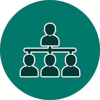 İllüstrasyon Organizasyon Simgesi
