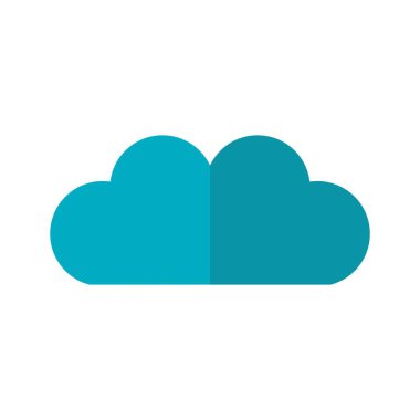 vektör bulut simgesi