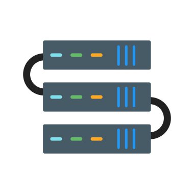 Vektör Sunucular Simgesi