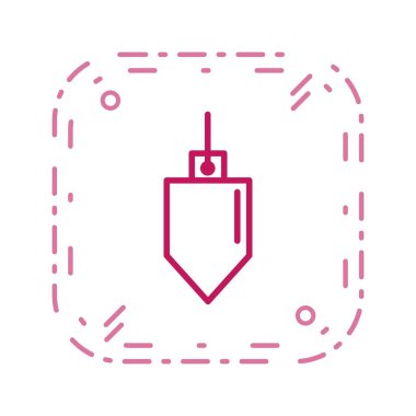 İllüstrasyon Plumb Bob Simgesi