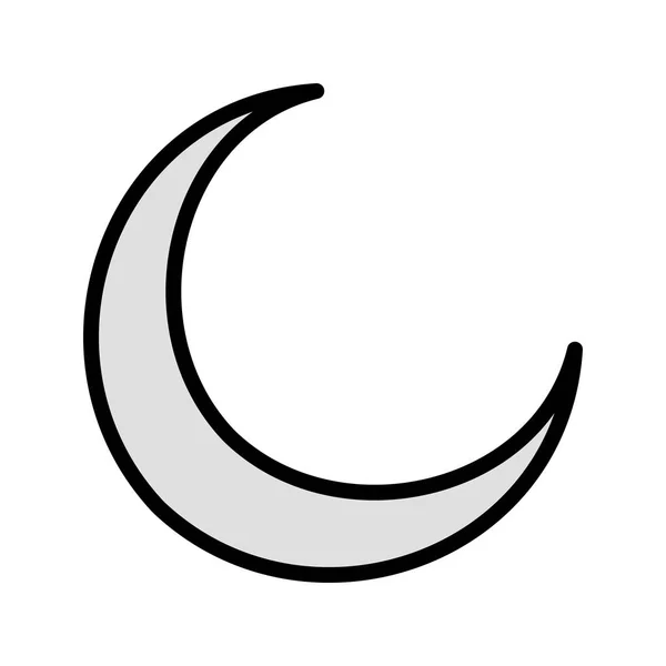 Ilustracja Nowa ikona księżyca — Zdjęcie stockowe