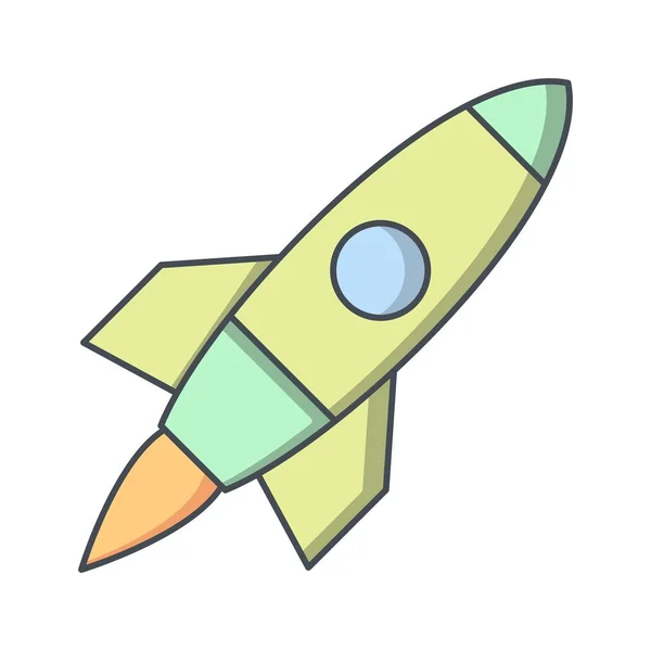 Illustration Space Ship Icon — Stock Photo, Image