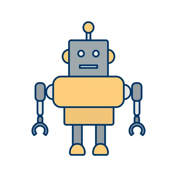 Illustration Robot  Icon — Fotografie, imagine de stoc