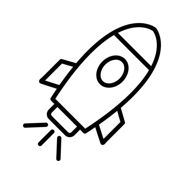 Ilustração Ícone da nave espacial — Fotografia de Stock