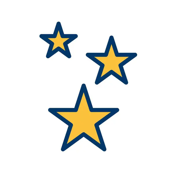 Ícone de estrelas de ilustração — Fotografia de Stock