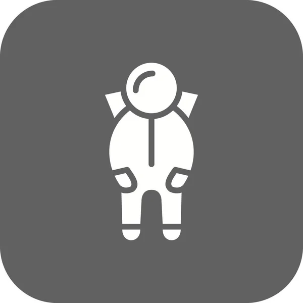 Ilustração Space Suit Icon — Fotografia de Stock