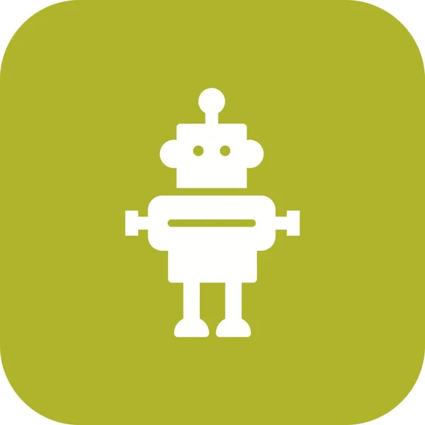 일러스트 로봇 아이콘 — 스톡 사진