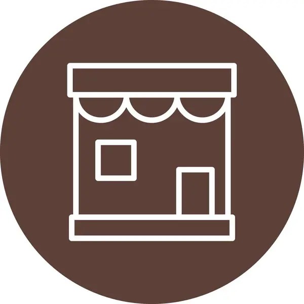 Икона векторного магазина — стоковое фото
