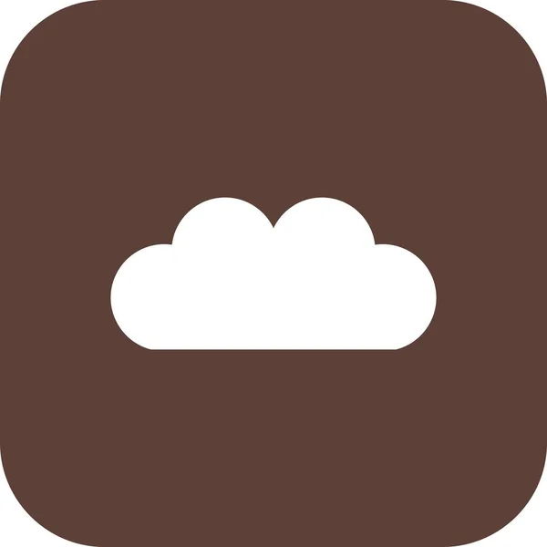 Vektorwolken-Symbol — Stockfoto