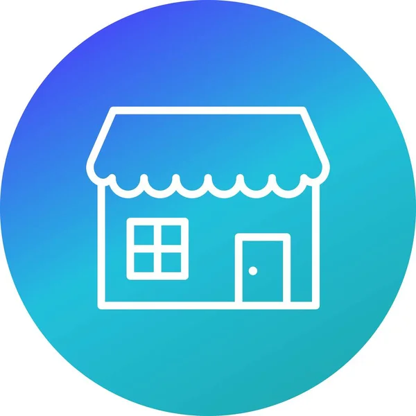 Illustratie Shop icon — Stockfoto