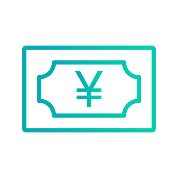 Illustration Yen  Icon — Stock Photo, Image