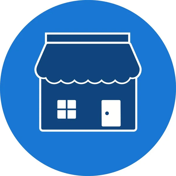 Illustration Shop  Icon — Stock Photo, Image