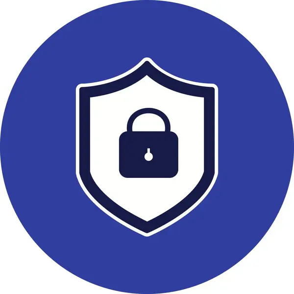 Illustratie online bescherming icoon — Stockfoto