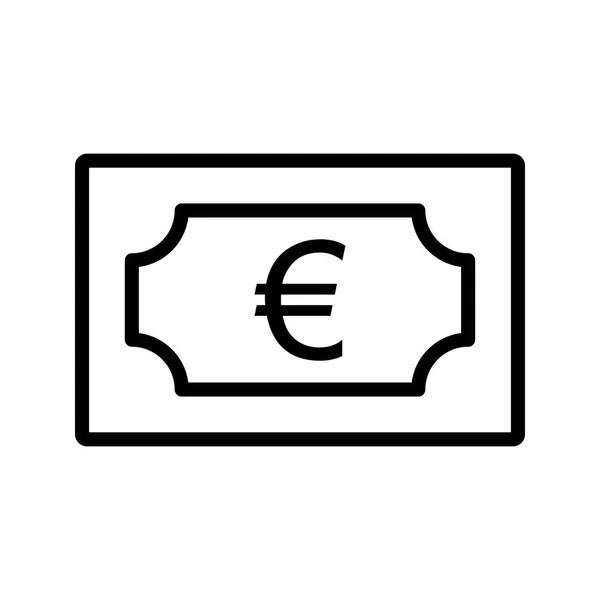 Ilustração Euro Icon — Fotografia de Stock