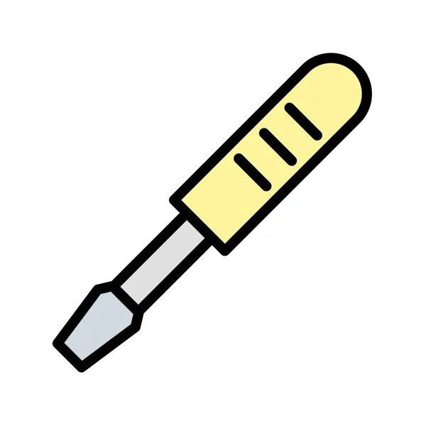 Illustration Screwdriver Icon — Stock Photo, Image