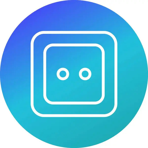 Illustration Socket Icon — Stock Photo, Image