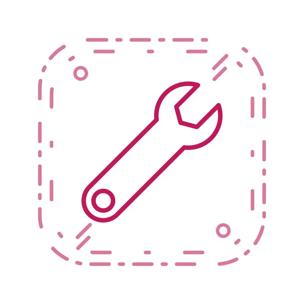 Illustration Wrench Icon — Stock Photo, Image