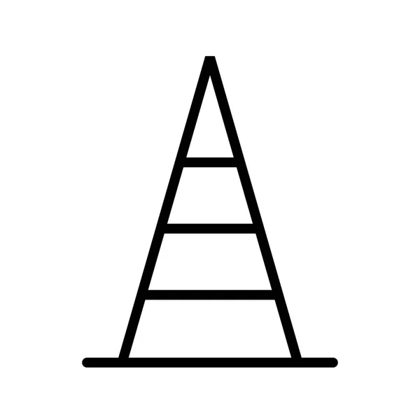 Ikona stożka ilustracji — Zdjęcie stockowe