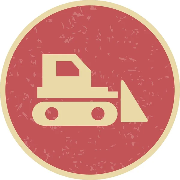 Ilustración Bulldozer Icon —  Fotos de Stock